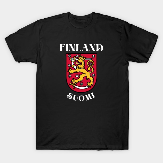 Finland Suomi T-Shirt by NordicLifestyle
